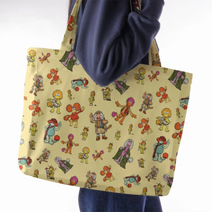 Fraggle Rock Characters Large Tote Bag