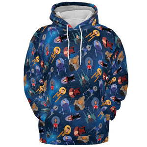 All-over Print Hoodie - KT26S8HF - - 2