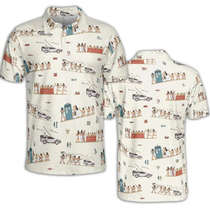 Lost In Egypt AOP Men/Women Polo Shirt