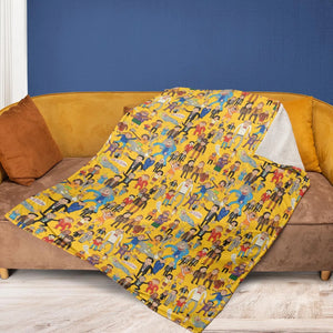 Lynch Vibes Twin Peaks Fleece Blanket
