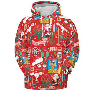 All-over Print Hoodie - PF87Q185 - - 2