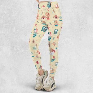 Ren and Stimpy Pattern Legging