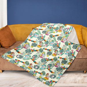 Super Mario Boo-Bies Pattern Fleece Blanket