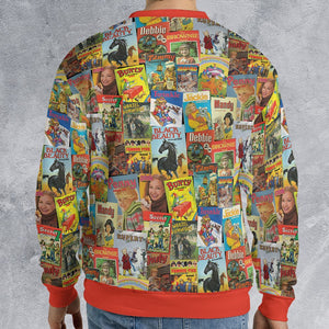 All-over Print Sweatshirt - YVVXEBER - - 2