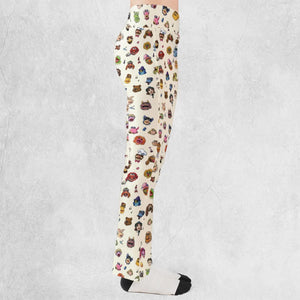 The Muppets Pattern Flare Leggings