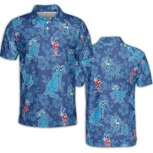 The Ant and the Aardvark AOP Men/Women Polo Shirt