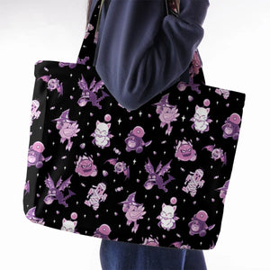 Halloween Final Fantasy Cuties Large Tote Bag