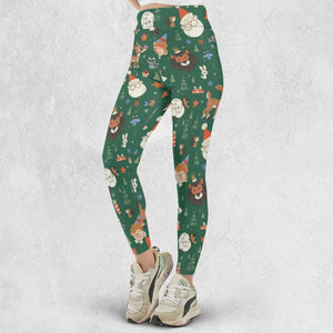 Rudolph The Red Nosed Reindeer Characters Legging
