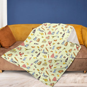 Chef Life Ratatouille Fleece Blanket