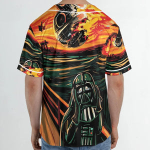 Vader Scream Darth Vader Unisex Baseball Jersey