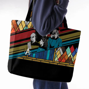 The Next Generation Star Trek Large Tote Bag
