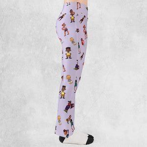 Bebe's Kids Characters Flare Leggings