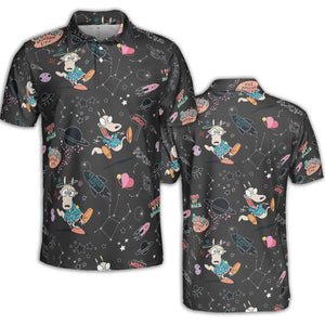 Rocko Space Out Rocko's Modern Life AOP Men/Women Polo Shirt