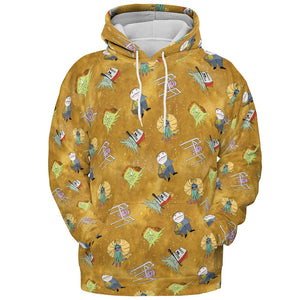 All-over Print Hoodie - LFM68RR6 - - 2