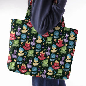 Colourful Mind Inside Out Large Tote Bag