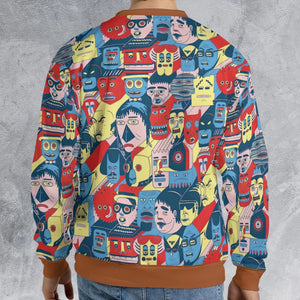 Trash Monsters Adult Swim All-over Print Sweatshirt