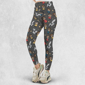 Cute Space Star Trek Legging