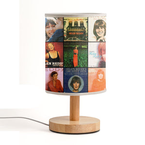 Helen Reddy Albums Fabric Lamp The Voice of Empowerment and Grace