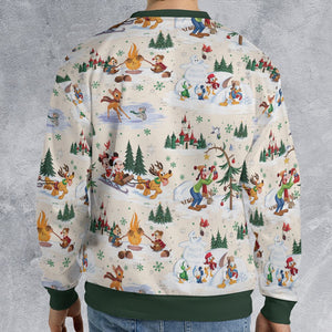 All-over Print Sweatshirt - AB6H9J8D - - 2