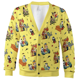 Moose And Squirrel The Adventures of Rocky and Bullwinkle Cardigan