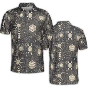 Diceyverse Dice RPG DND AOP Men/Women Polo Shirt