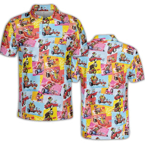 The Sounds Of The Weird-Ohs AOP Men/Women Polo Shirt