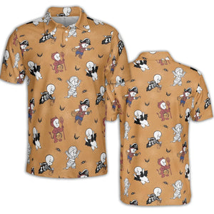Casper Costume Fun AOP Men/Women Polo Shirt