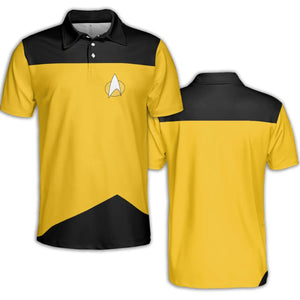 The Next Generation Star Trek AOP Men/Women Polo Shirt