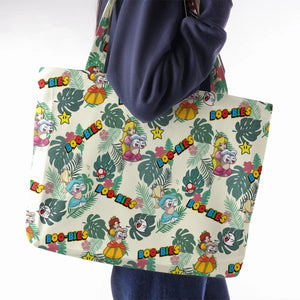 Super Mario Boo-Bies Pattern Large Tote Bag