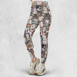 Funny Cat Internet Meme Legging
