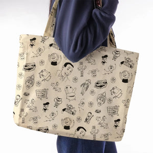 Pee-Wee's Playhouse Characters Large Tote Bag