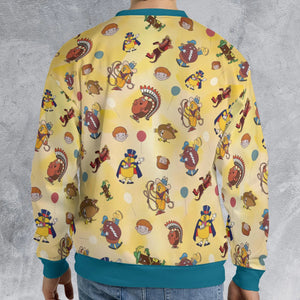 Hostess Gang Mascot Characters All-over Print Sweatshirt
