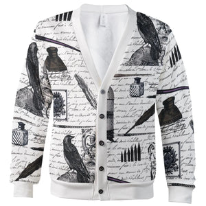 Nevermore The Raven Edgar Allan Poe Cardigan