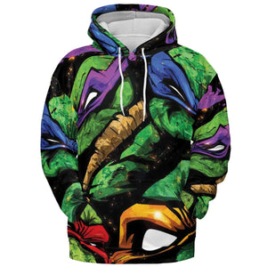Four Ninja Turtles TMNT All-over Print Hoodie