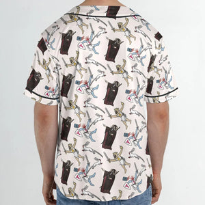 The Killer Rabbit Monty Python Unisex Baseball Jersey