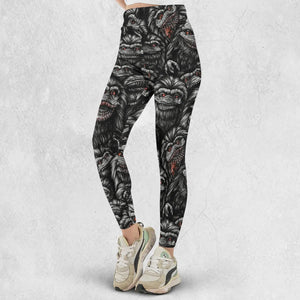 Critters Pattern Halloween Legging