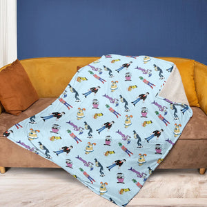 Animated Undead Gravedale High Fleece Blanket
