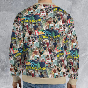 Island Time Gilligan's Island All-over Print Sweatshirt