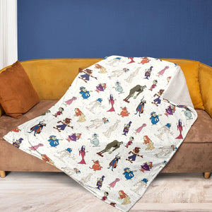 Groovie Goolies Halloween Fleece Blanket