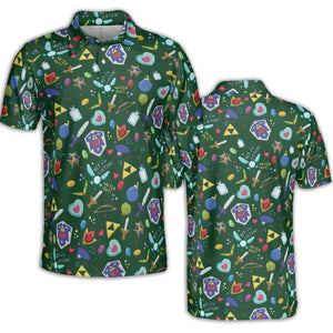 The Legend Of Zelda AOP Men/Women Polo Shirt