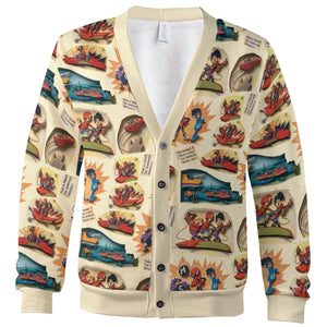 Retro Cartoons The Impossibles Cardigan