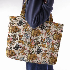 Little Wild Bambi Large Tote Bag