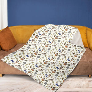 Doodle Luck Dragon Falkor The Neverending Story Fleece Blanket