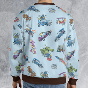 W is for Wacky Races All-over Print Sweatshirt