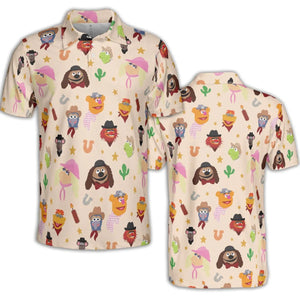 Western Life The Muppet Show AOP Men/Women Polo Shirt