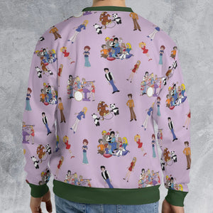 70s The Brady Kids Cartoon All-over Print Sweatshirt