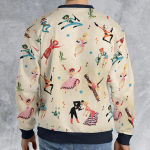 Annie Get Your Gun Characters All-over Print Sweatshirt