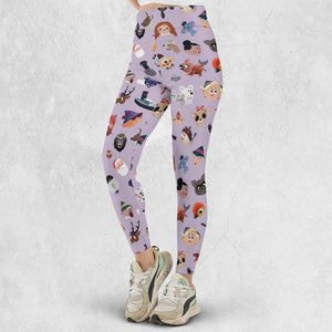 Iconography Rudolph the Red-Nosed Reindeer Legging