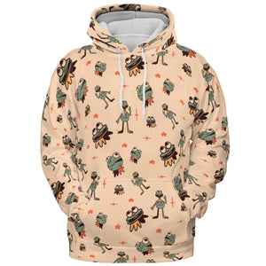 Kermit The Frog Doodles All-over Print Hoodie