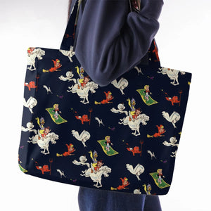 Casper Richie Rich Harvey Comic Characters Large Tote Bag